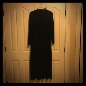 Emerald Green Velour Dtess